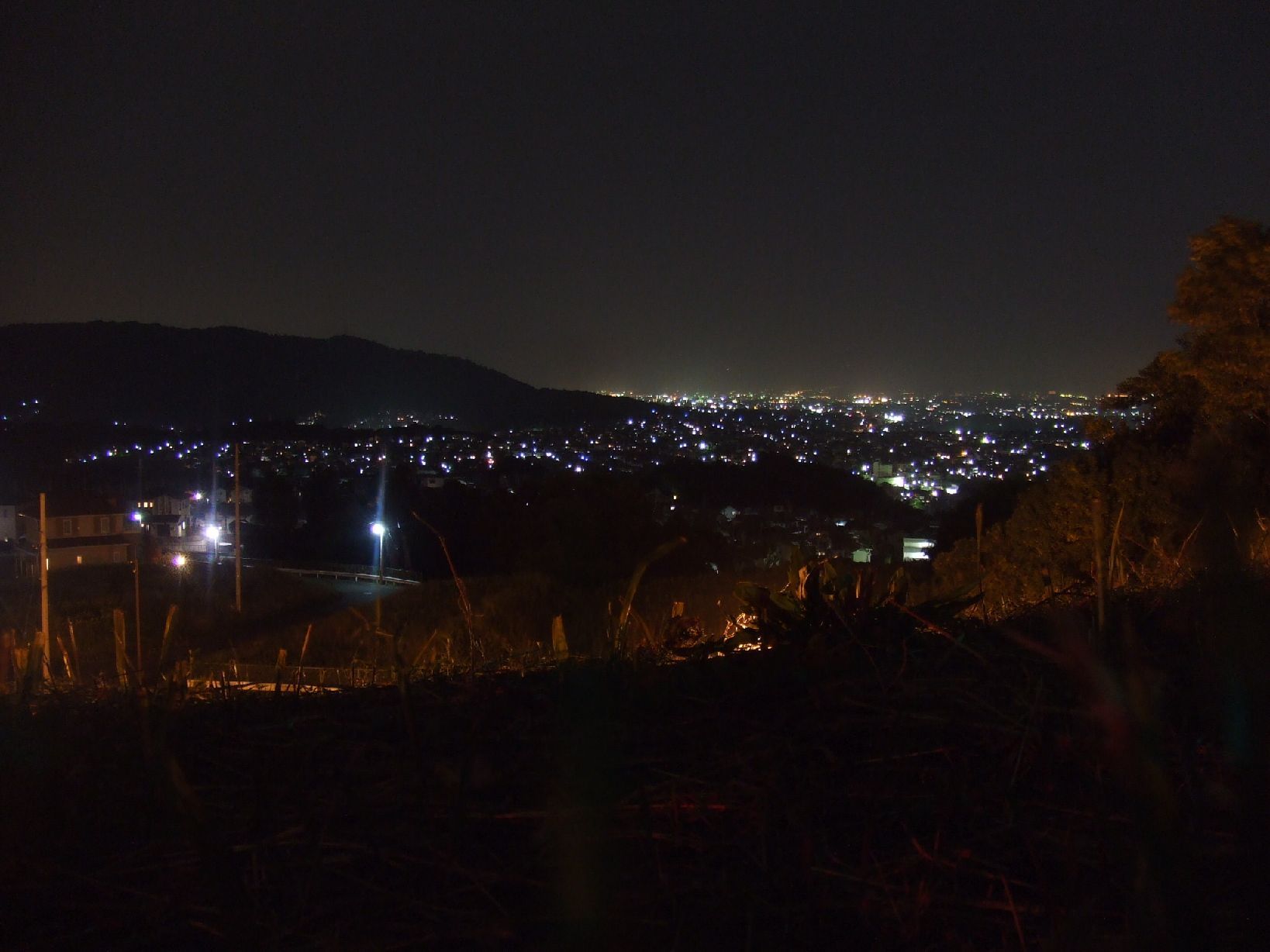 三郷 信貴山グラウンドからの夜景 奈良の夜景スポット